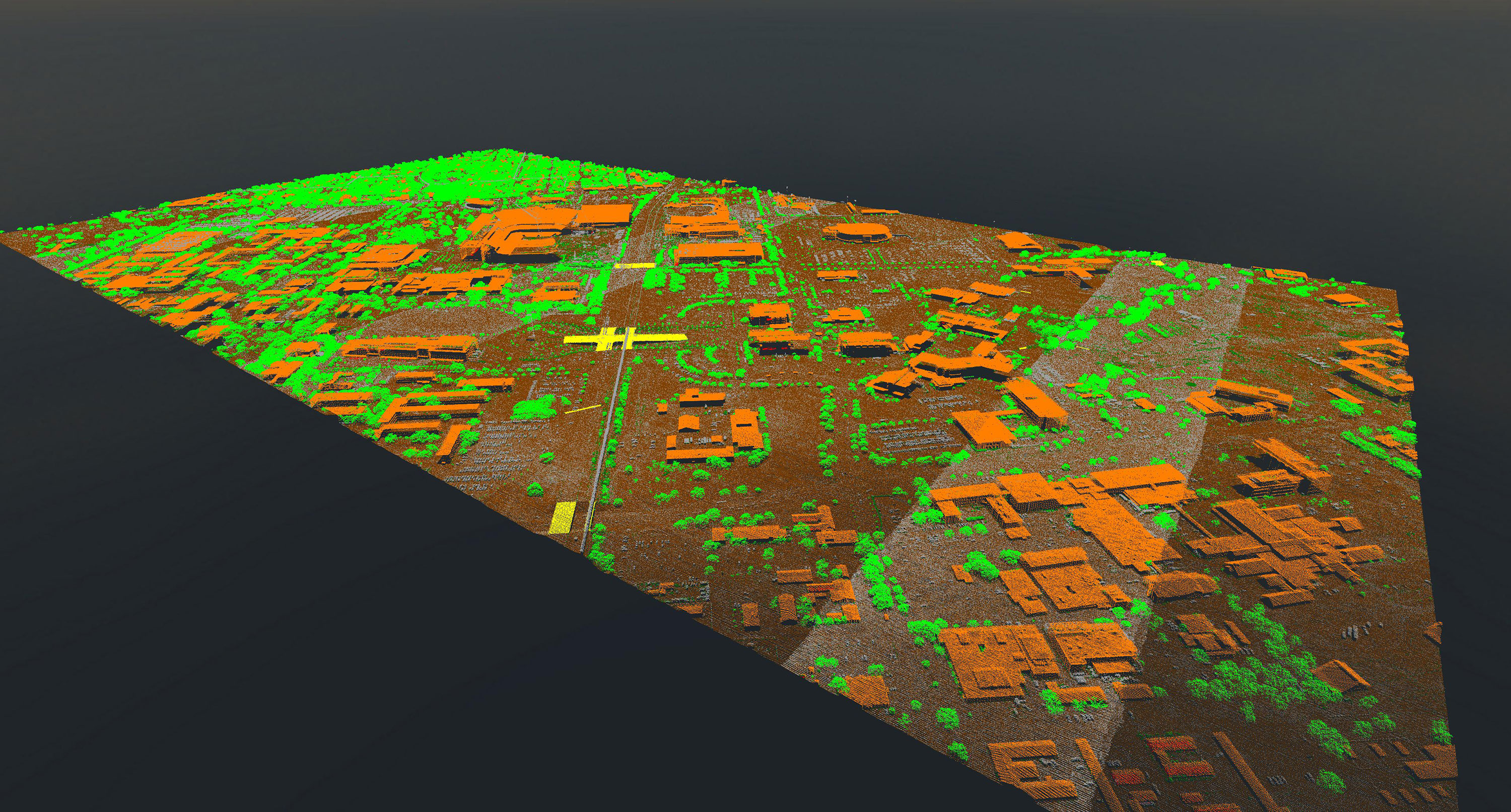 Lidar Point Cloud of College Station Texas