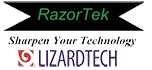 Razor-tek and Lizard Tech logo and link to website