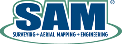 Survey Aerial and Mapping LLC logo and link to website